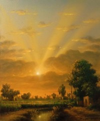 Zulfiqar Ali Zulfi, 24 x 30 Inch, Oil on Canvas, Landscape Painting-AC-ZUZ-107